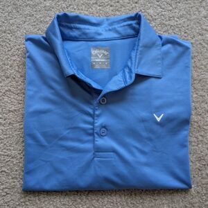 Callaway Men's Opti-Dri Blue Polo Shirt